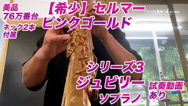 Selmer Serie3 PGP【希少！】セルマー シリーズ3 「ジュビリー 