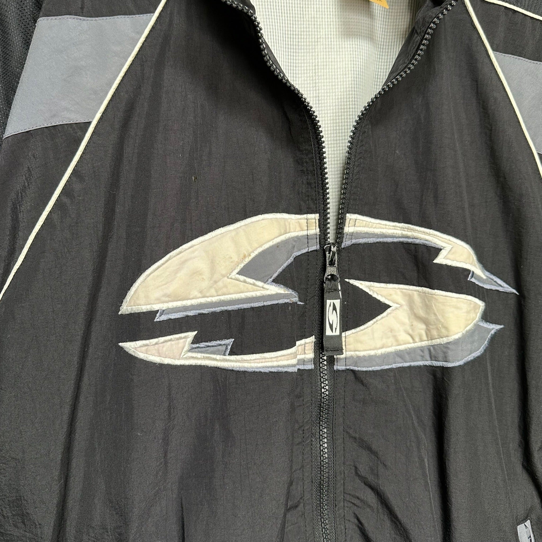 ラグランスリーブ】AUTHENTIC ナイロンジャケット XL プリント | 古着