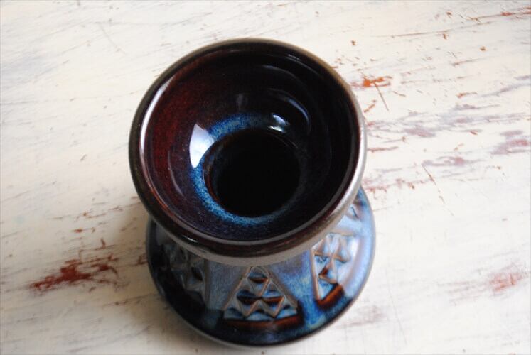 デンマーク製 SOHOLM ハンドメイド 陶器の一輪挿し スーホルム