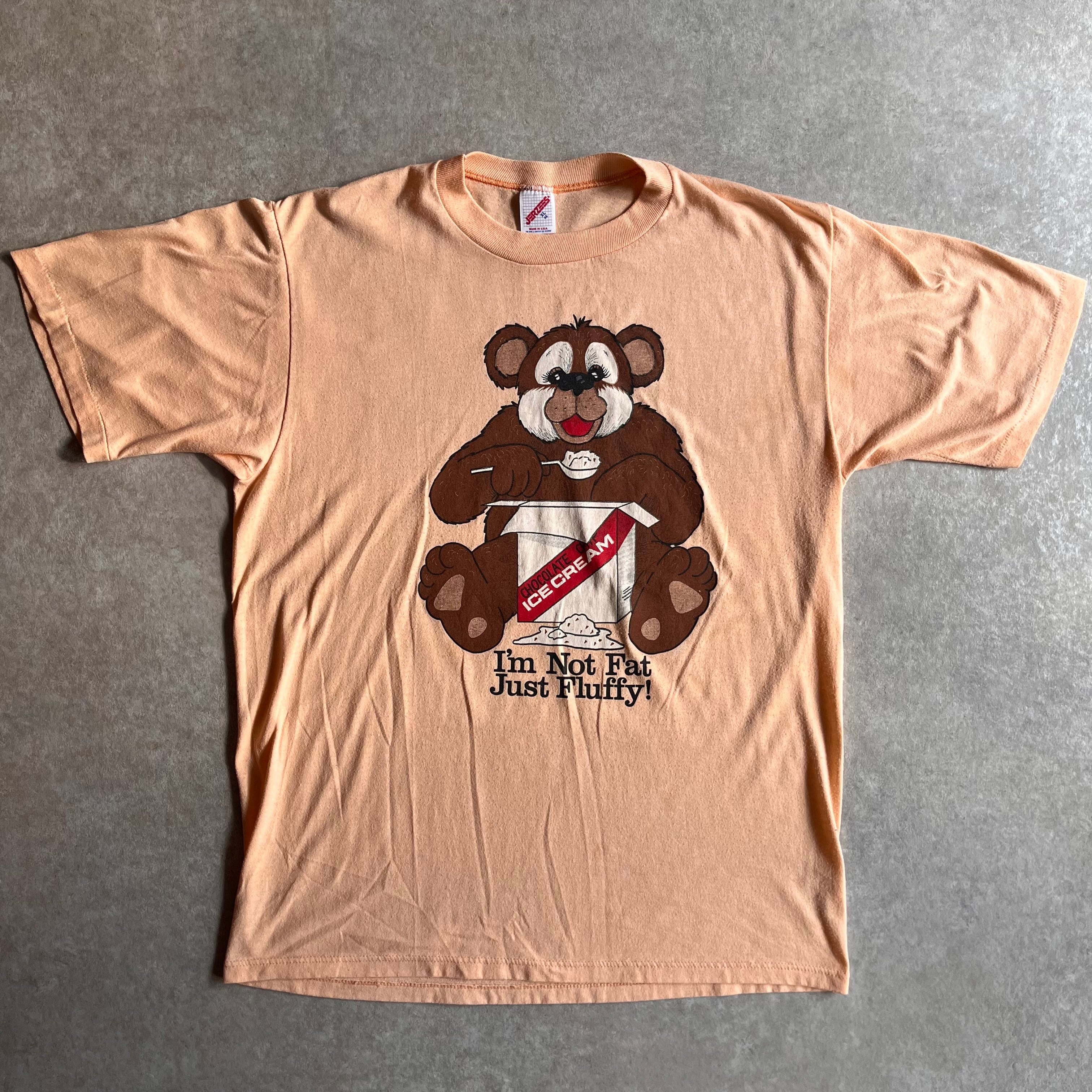 1990s JERZEES "BEAR" Tee XL Made in USA H021