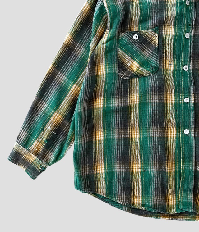 -W.T. GRANT- Vintage 60s Flannel Check Shirt