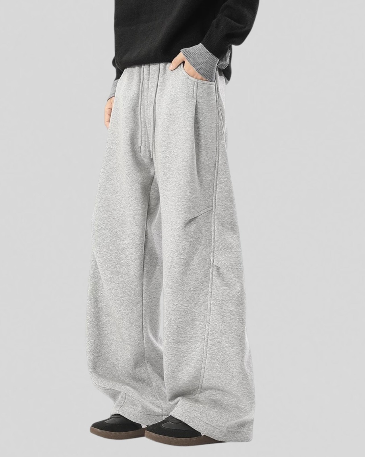 Heavy Washed Wide Pants（95％/40％）