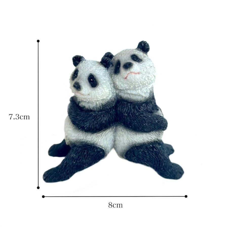 ものまね 1.9cm ミニチュアテディベア パンダのぬいぐるみ ものまね 1.9cm ミニチュアテディベア パンダのぬいぐるみ
