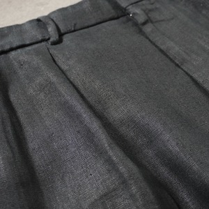 Polo by Ralph Lauren LINEN trousers BLACK W36L34 古着