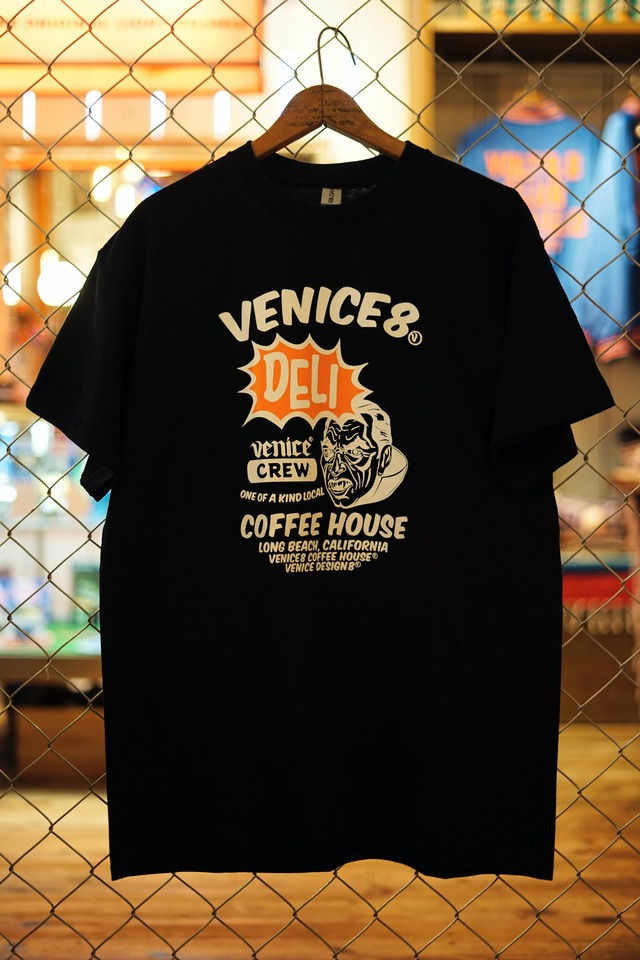 VENICE8 COFFEE HOUSE® " DELI DRACULA TEE" Black