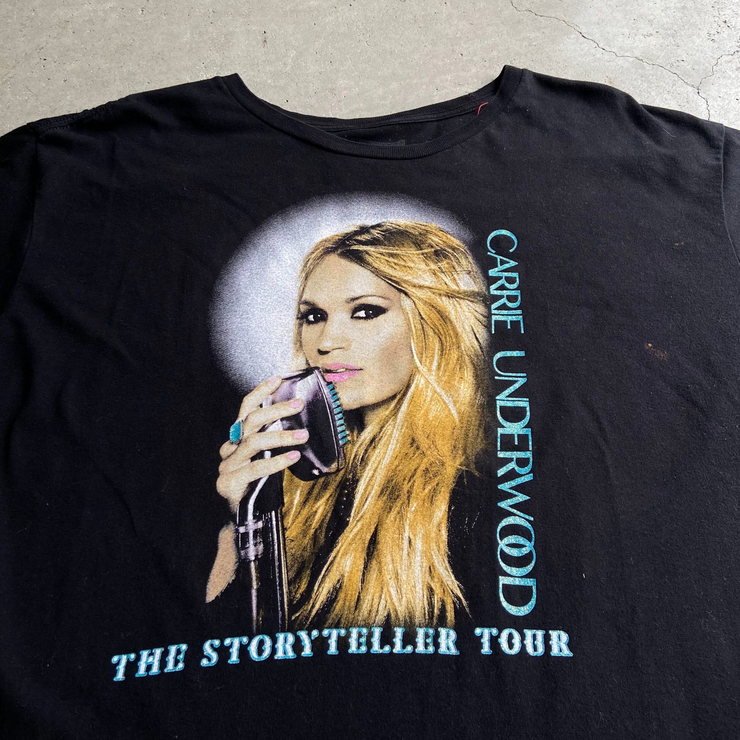 新入荷sale対象外 Usa製 キャリー マリー アンダーウッド Carrie Marie Underwood 16 ツアー バンドtシャツ メンズxl 古着 両面プリント バックプリント ブラック 黒 Tシャツ Gs07 Cave 古着屋 公式 古着通販サイト