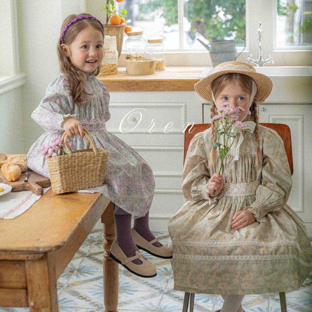 【即納】<OREN>  Fleurin flower dress