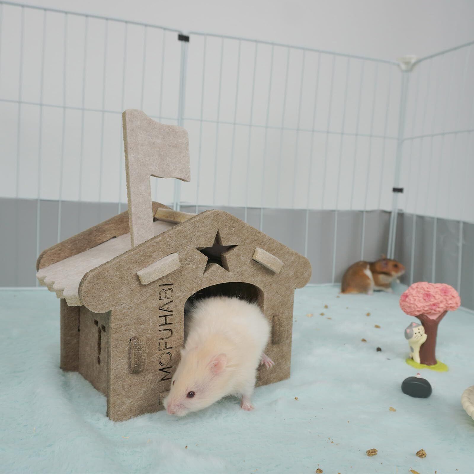 ハムスターハウス♡ハムちぐら 【かぎ針編み】ハムちぐらの作り方