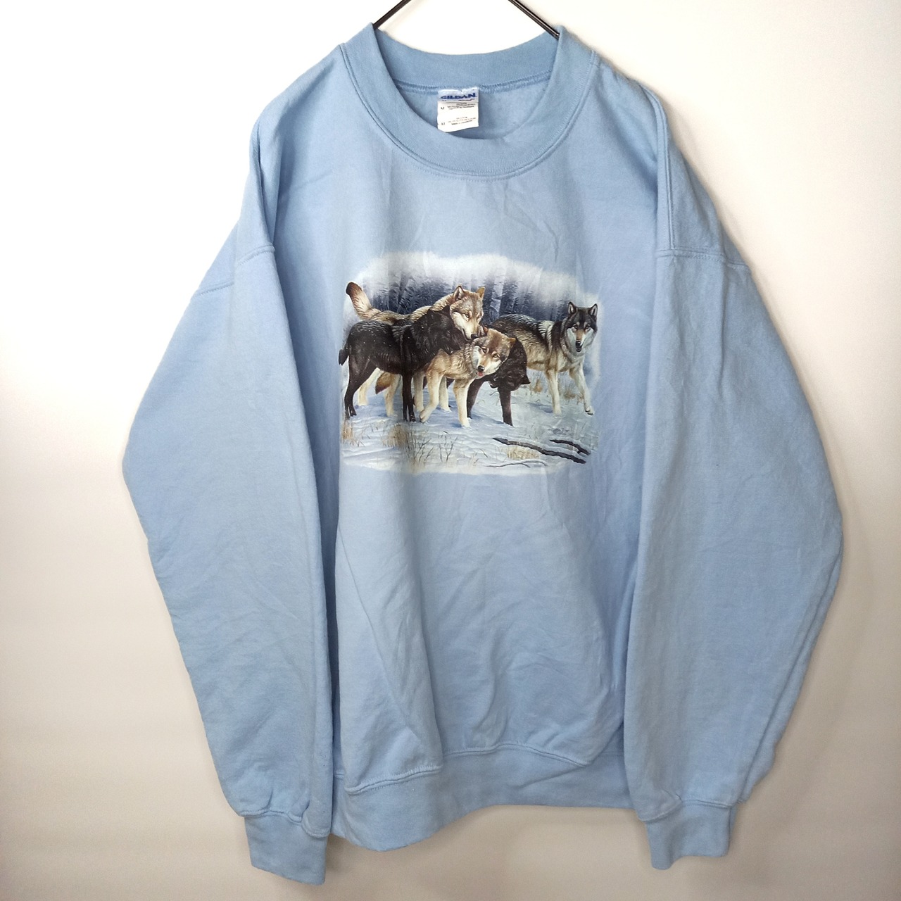 ギルダン　スウェット　アニマルプリント　トレーナー　M