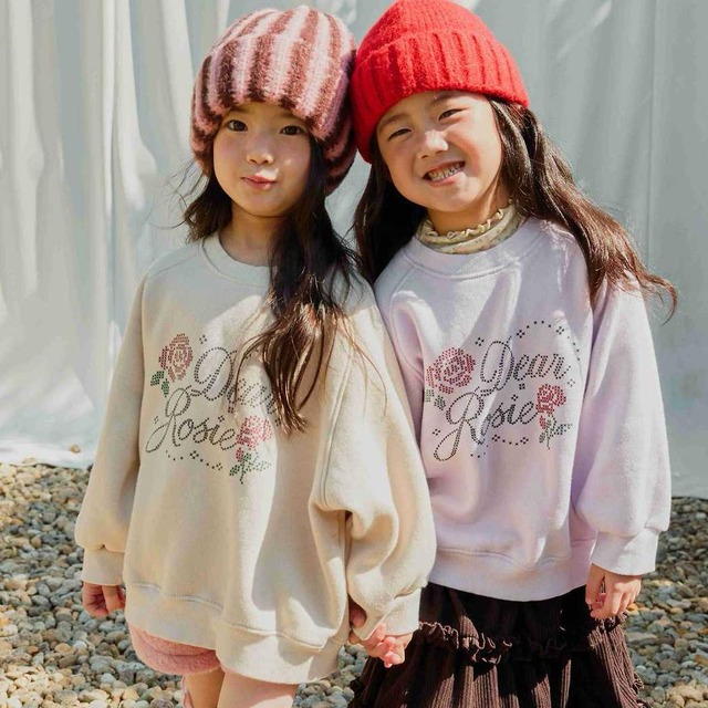 【2点送料無料】«予約»«Urban rabbit» ローズスウェット 2colors