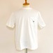 One Point Patch Pocket T-shirts　White