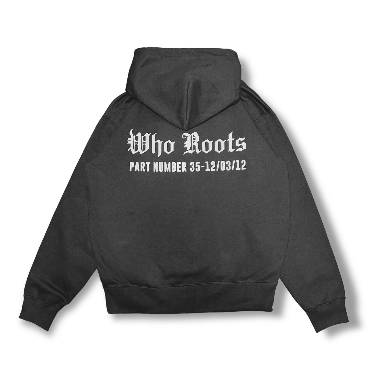 "WHO ROOTS"HOODIE 15.6oz