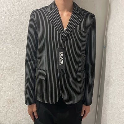 BLACK COMME des  GARCONSポリエステルテーラードジャケット