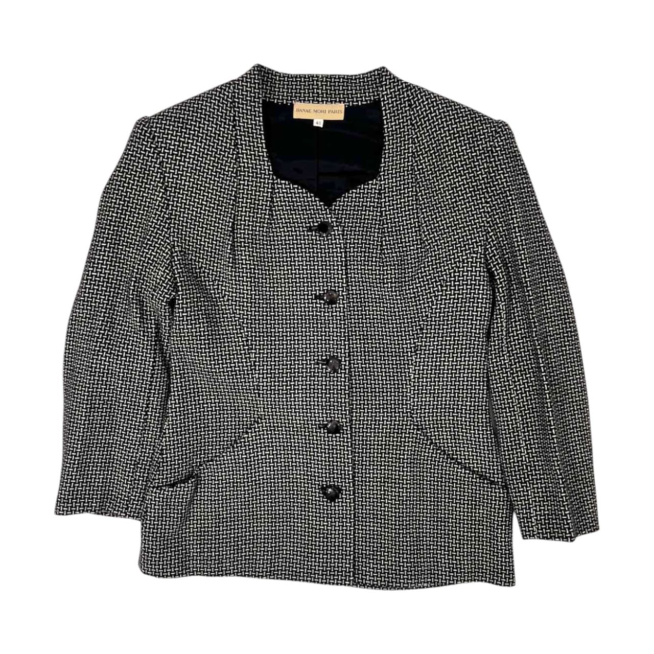HANAE MORI PARIS チェックジャケット セットアップ38