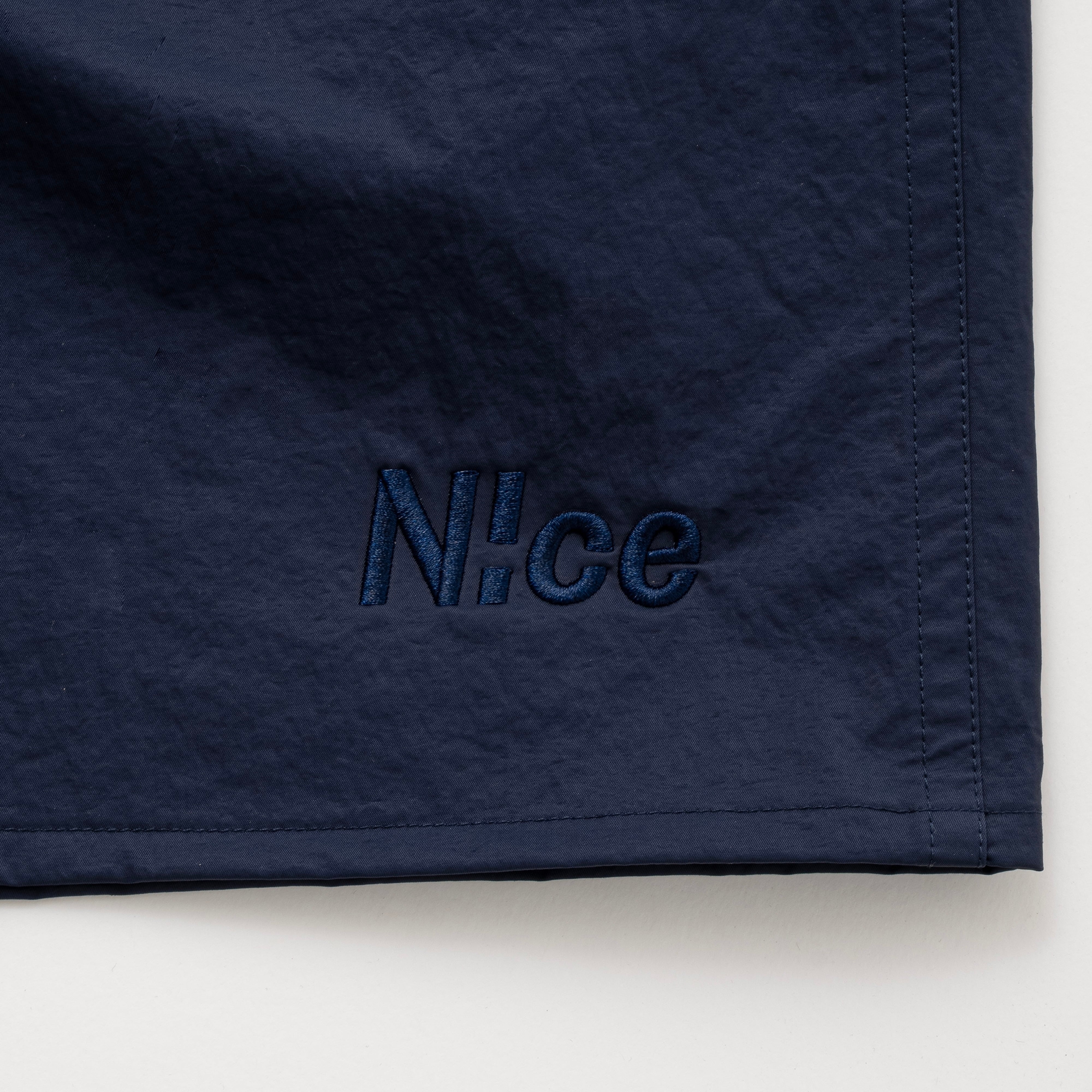 N!ce nylon half pants（NAVY） | N!ce shop