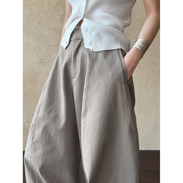 center line curve pants　10906