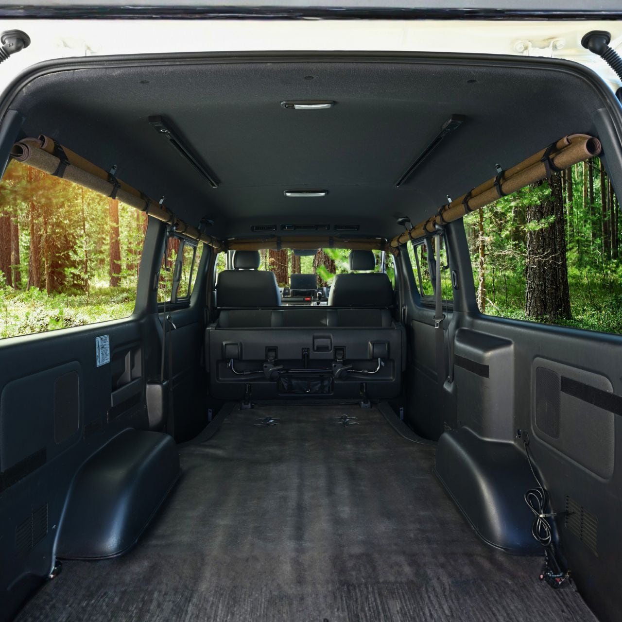 GUNMAKU左右4面サイドカーテン : [HIACE SUPER GL標準ボディ200系用