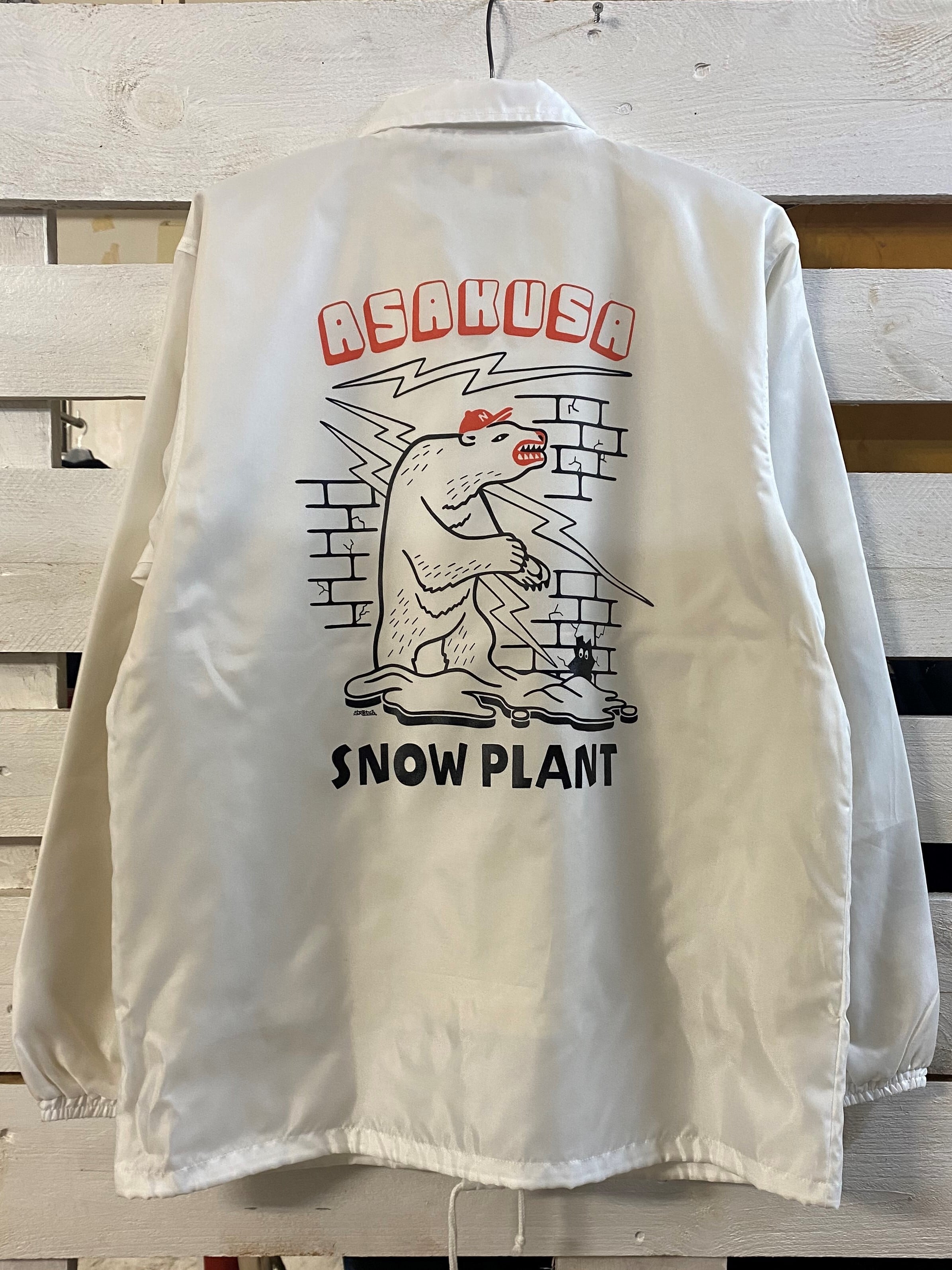 SNOW PLANT SOUVENIR COACH JACKET | SNOW PLANT