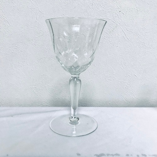 イギリスヴィンテージ　1950年代　白ワイングラス