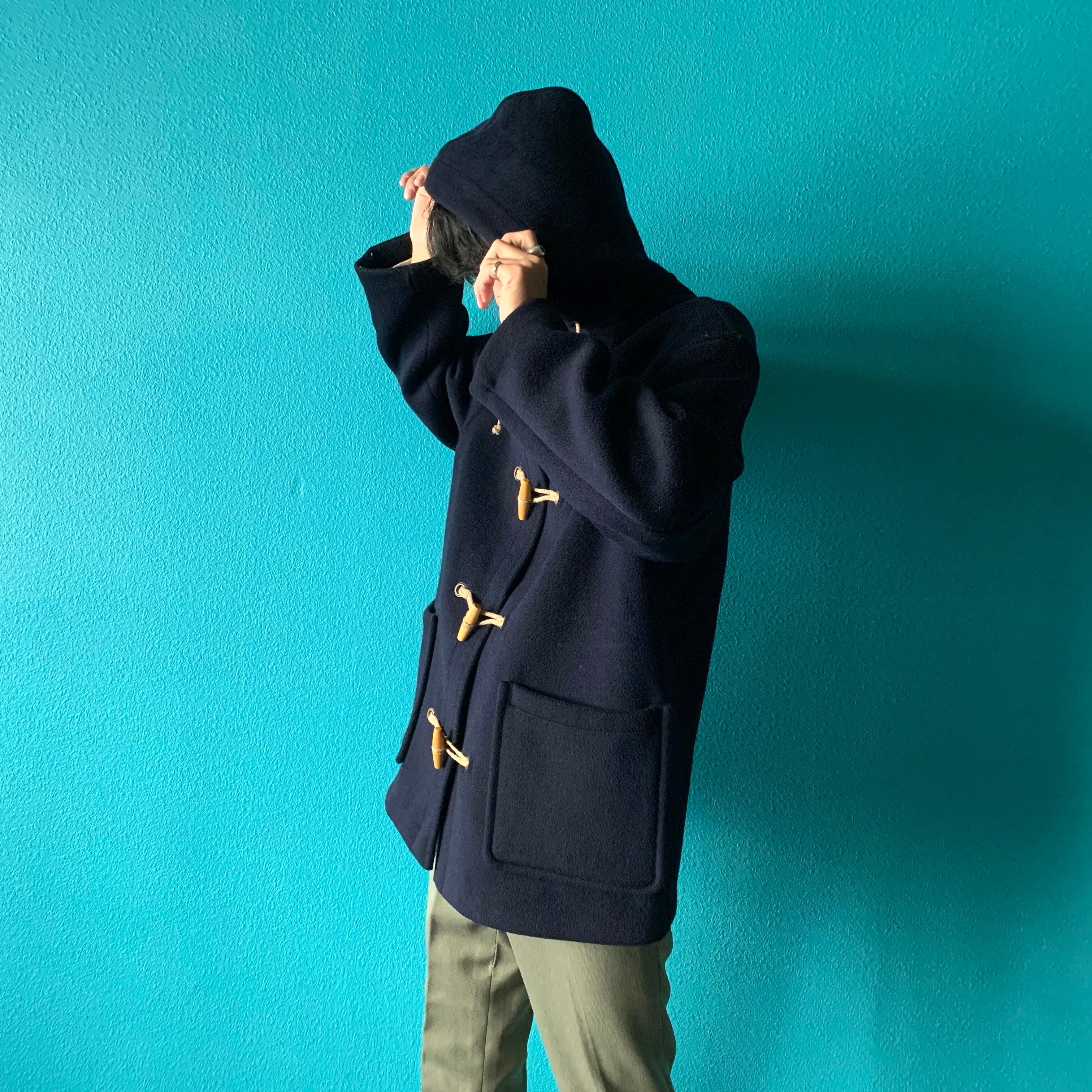0193 / ~1990's gloverall duffle coat without shoulder cape