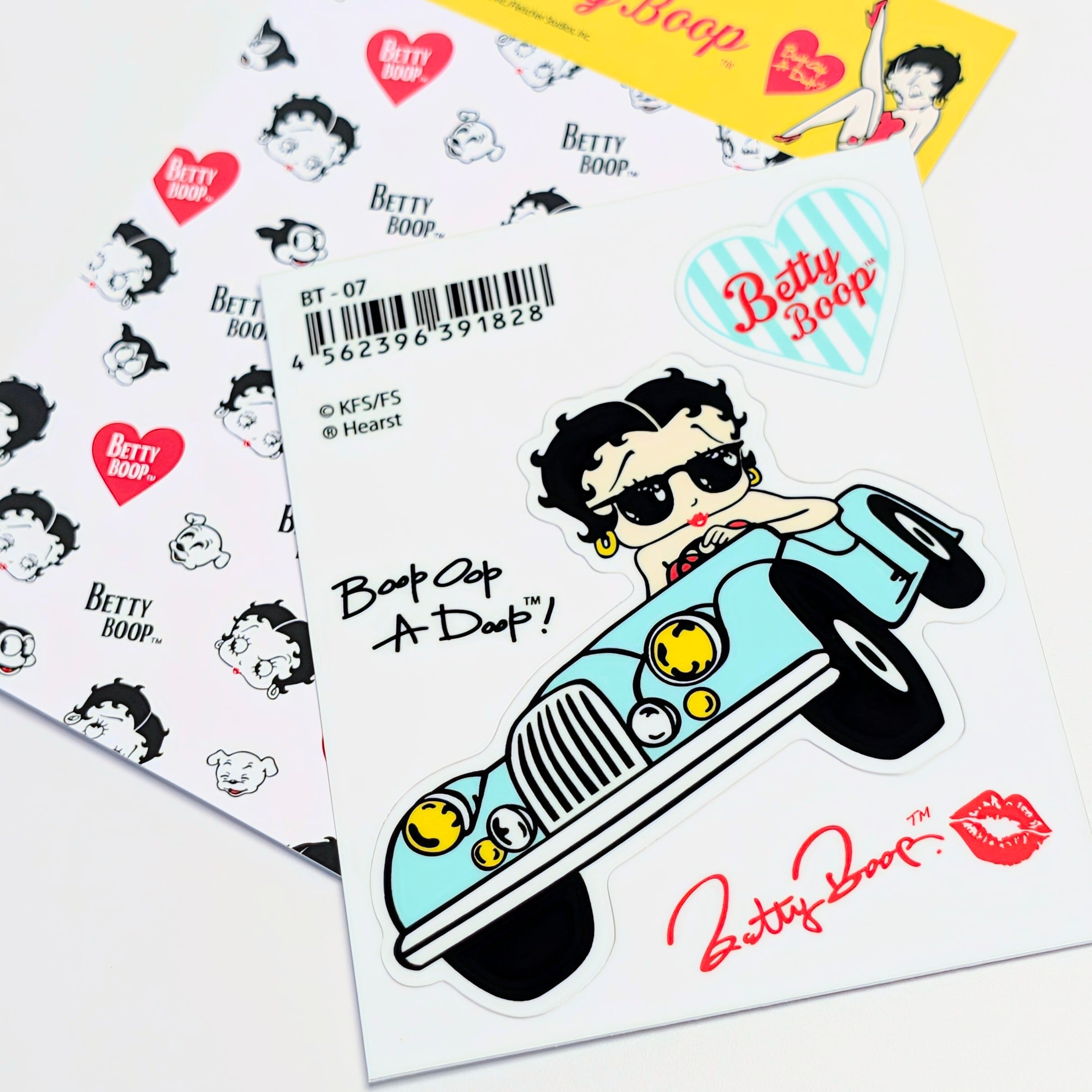 ✨️みんなメロメロ♡✨️送料無料！【 Betty Boop（ベティブープ） 】 STICKER（ステッカー）/ シール / ベティちゃん　〚アメリカン雑貨 アメトイ〛