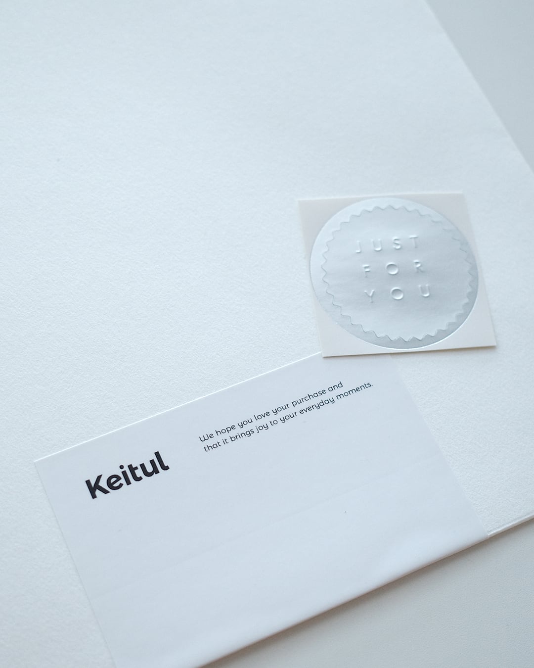 ギフト用紙袋&ステッカー