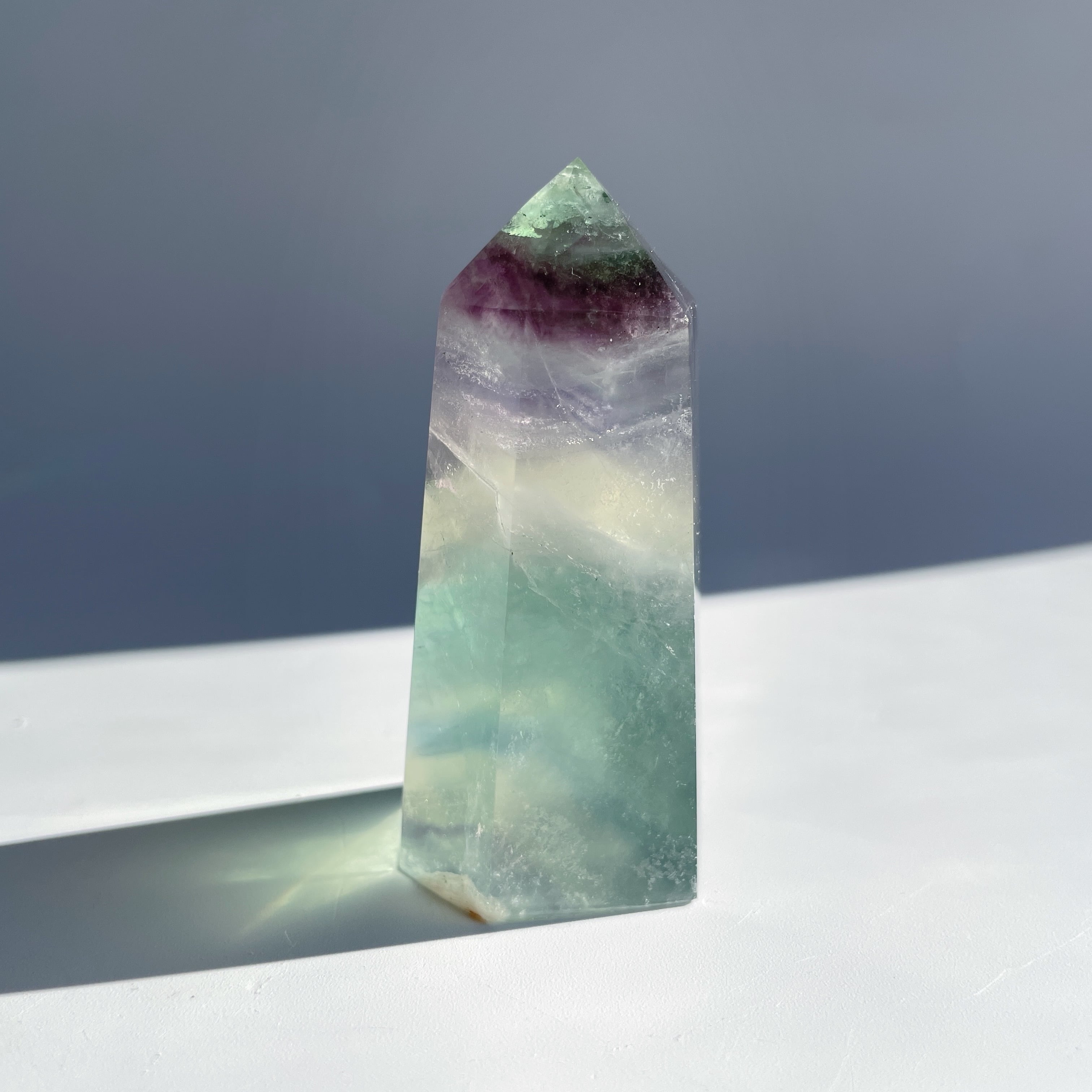 レインボーフローライト タワー型71◇Fluorite◇天然石