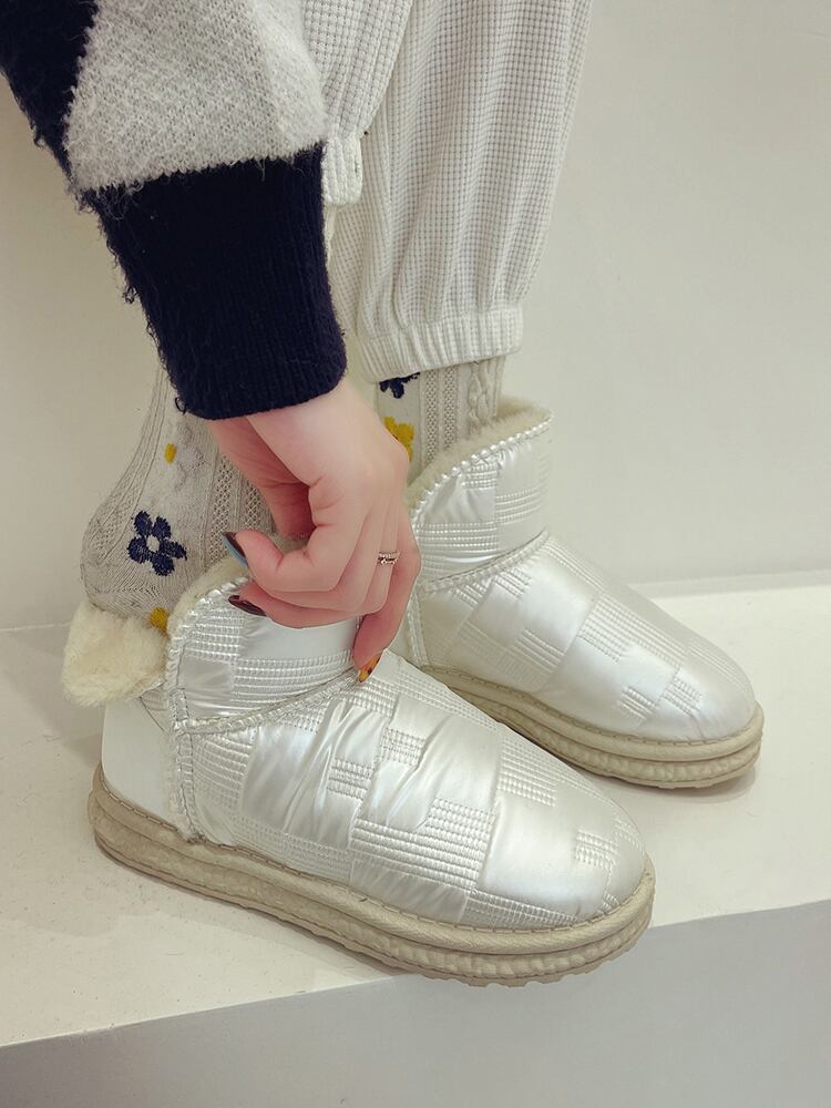 ショートブーツオータムウィンタースタイルベルベットレッド 靴 シューズ コットン 秋物 冬物 部族の婦人靴22355991193