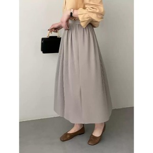 プリーツ フレア ロング スカート 10259