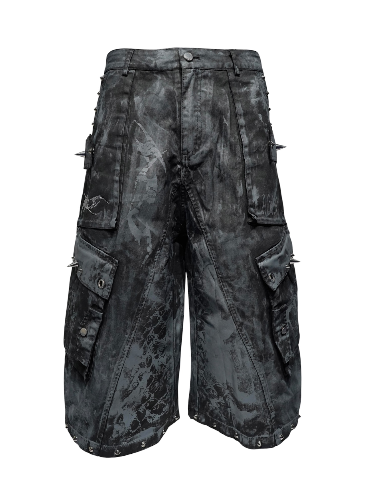 【RUPTIVEY/RTY】coating print denim shorts ”装坤”