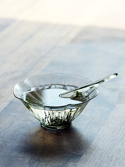 花びらガラスボウル スプーン付 | B-LUNE