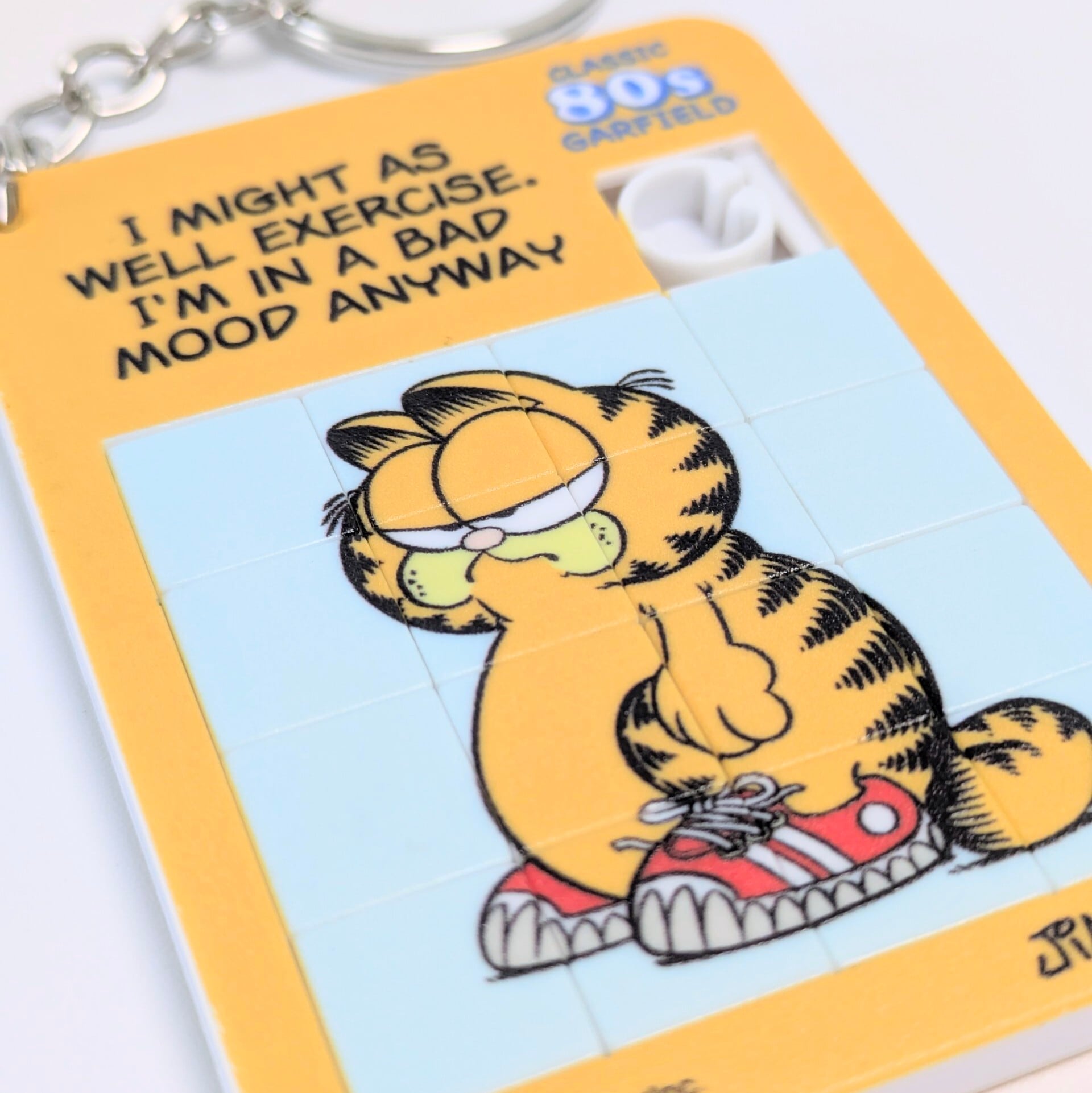 Garfield ( ガーフィールド ) 】AMERICAN CHARACTER PUZZLE KEYRING