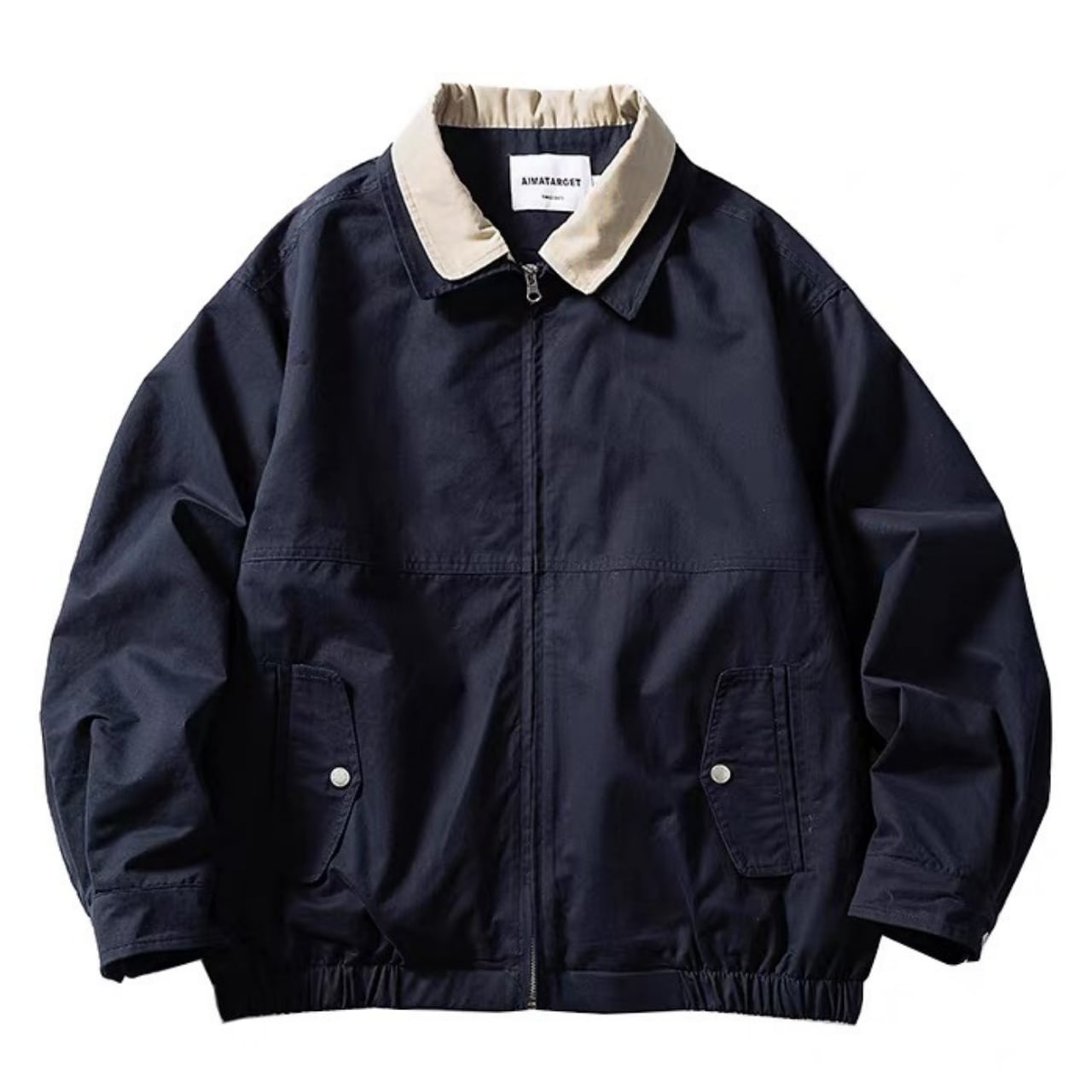 Stand collar zip-up jacket 00293