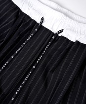 ストライプウエストレイヤードスラックス (GRAY)　CQ-47022