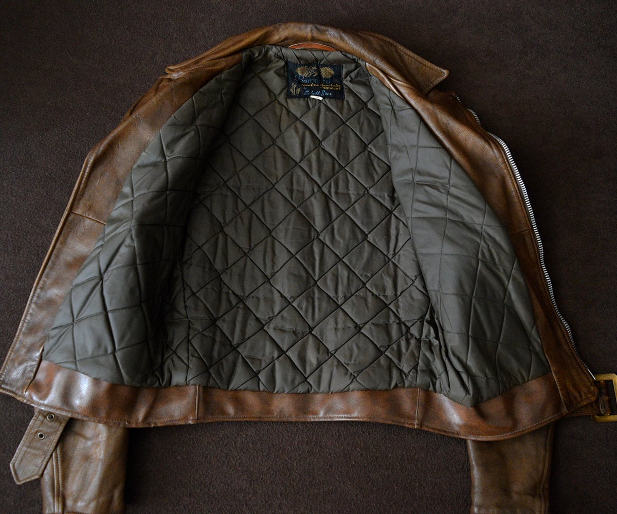 60s SCHOTT BROS BROWN RIDERS 42 | SECOND TIME GLORY | ヴィンテージ