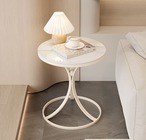 サイドテーブル　丸　コーヒーテーブル　ソファ横　ベッド横　テーブル　丸型　おしゃれ　小物置き　本　白　ホワイト