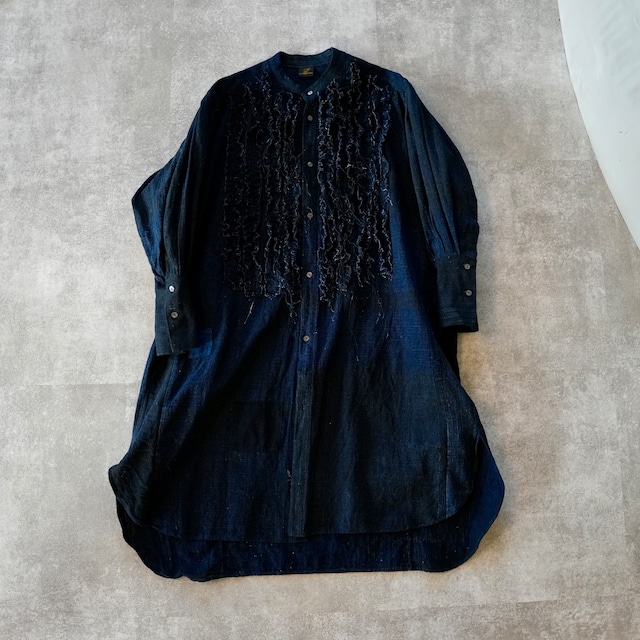 Hmong vintage ai frill shirts onepiece