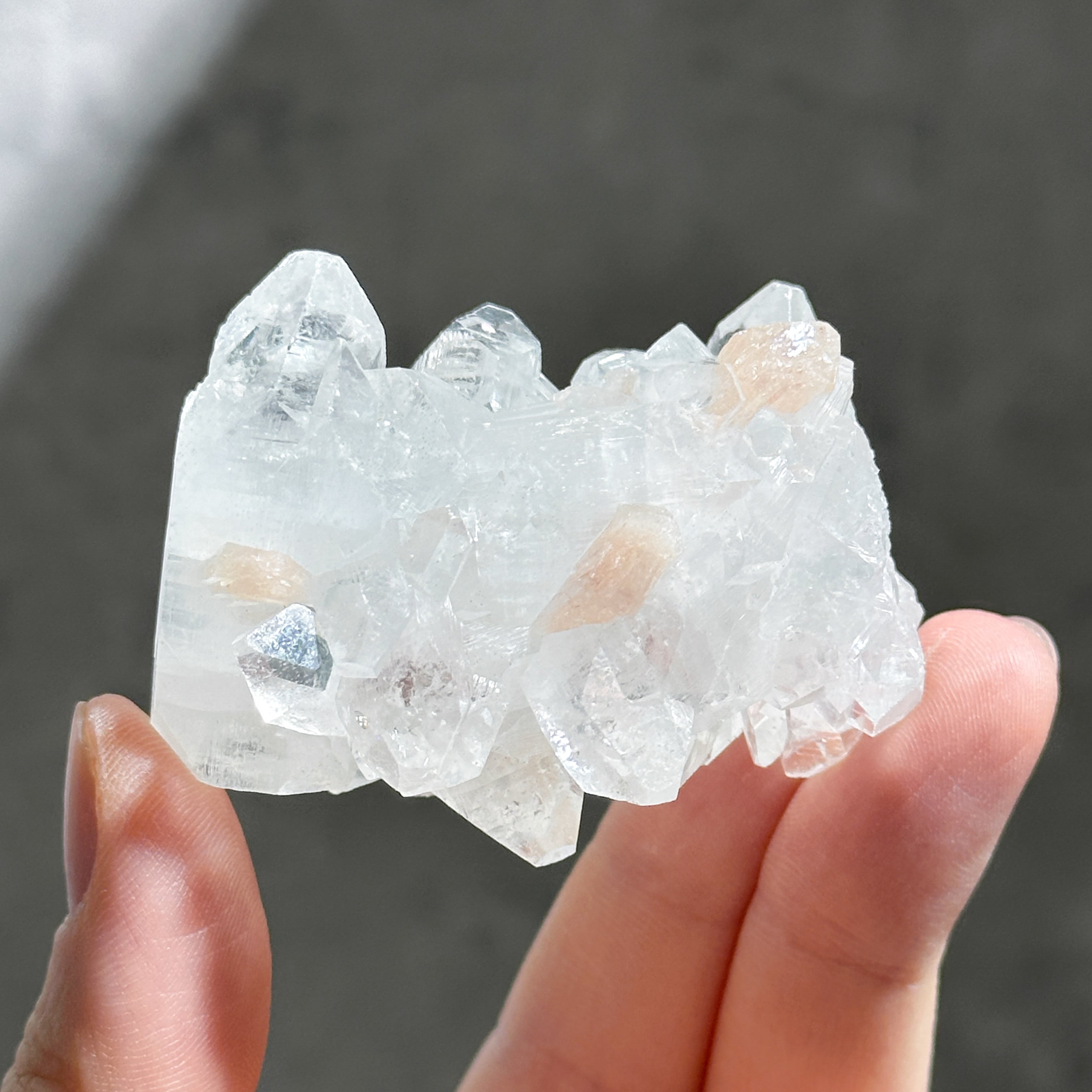 アポフィライト スティルバイト 原石 アポフィライト＆スティルバイト原石 65◇ Apophyllite