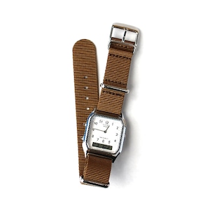 CASIO BASIC WATCH DIGI-ANA 03 / NATO-type Strap / Beige