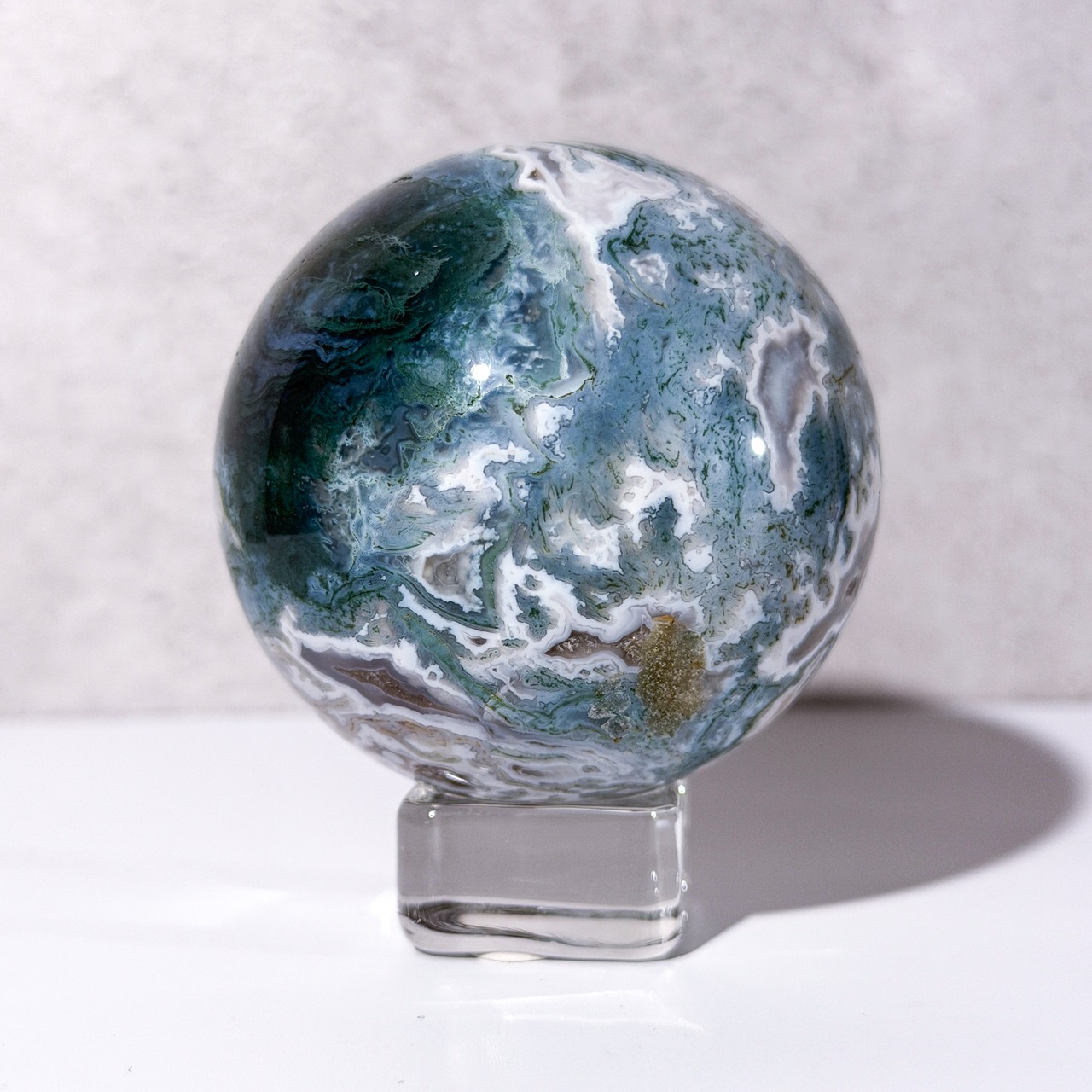 モスアゲート スフィア ＊ Moss Agate ＊ 天然石