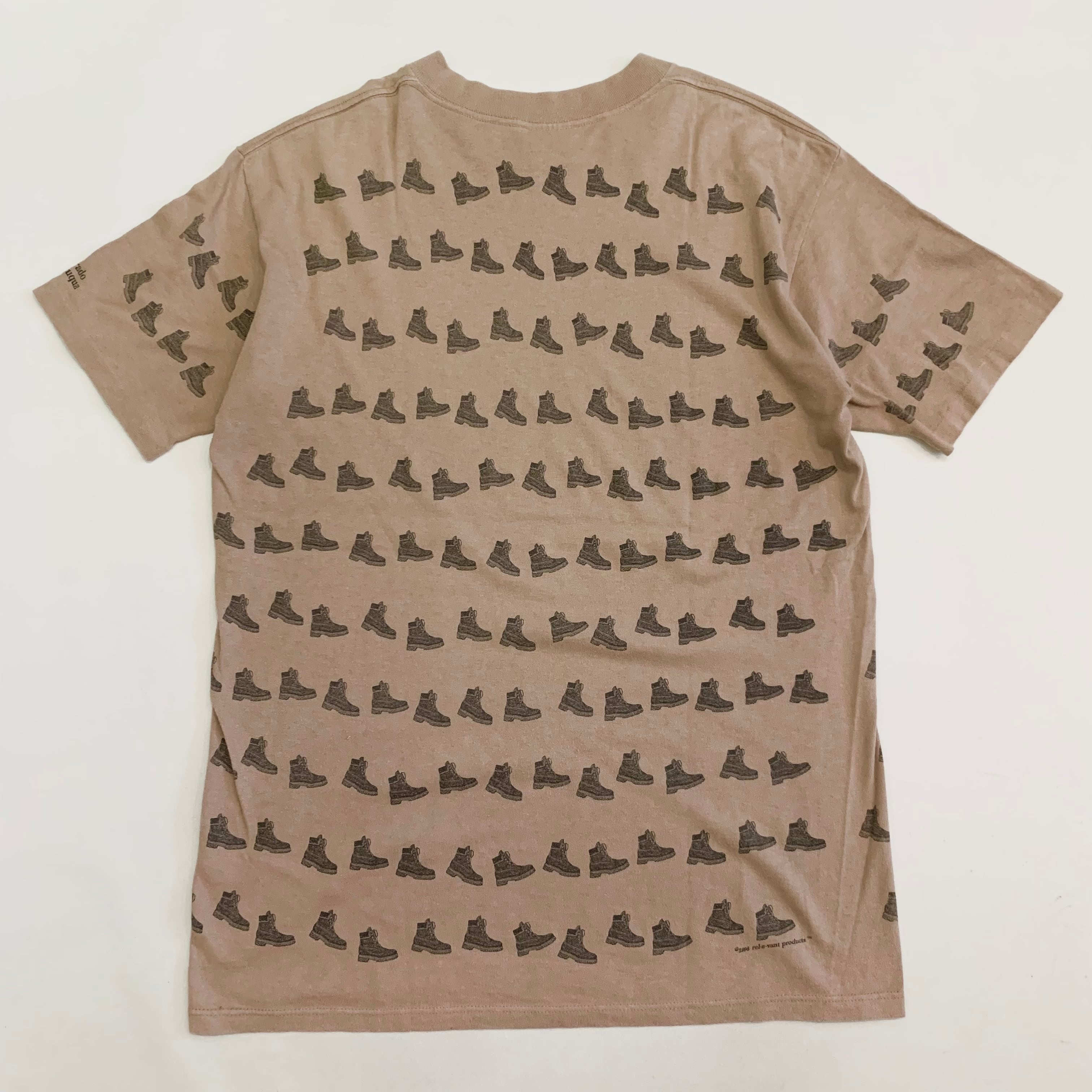 最高 rel 図鑑 Tシャツ 総柄 USA製 90s products vant e Tシャツ