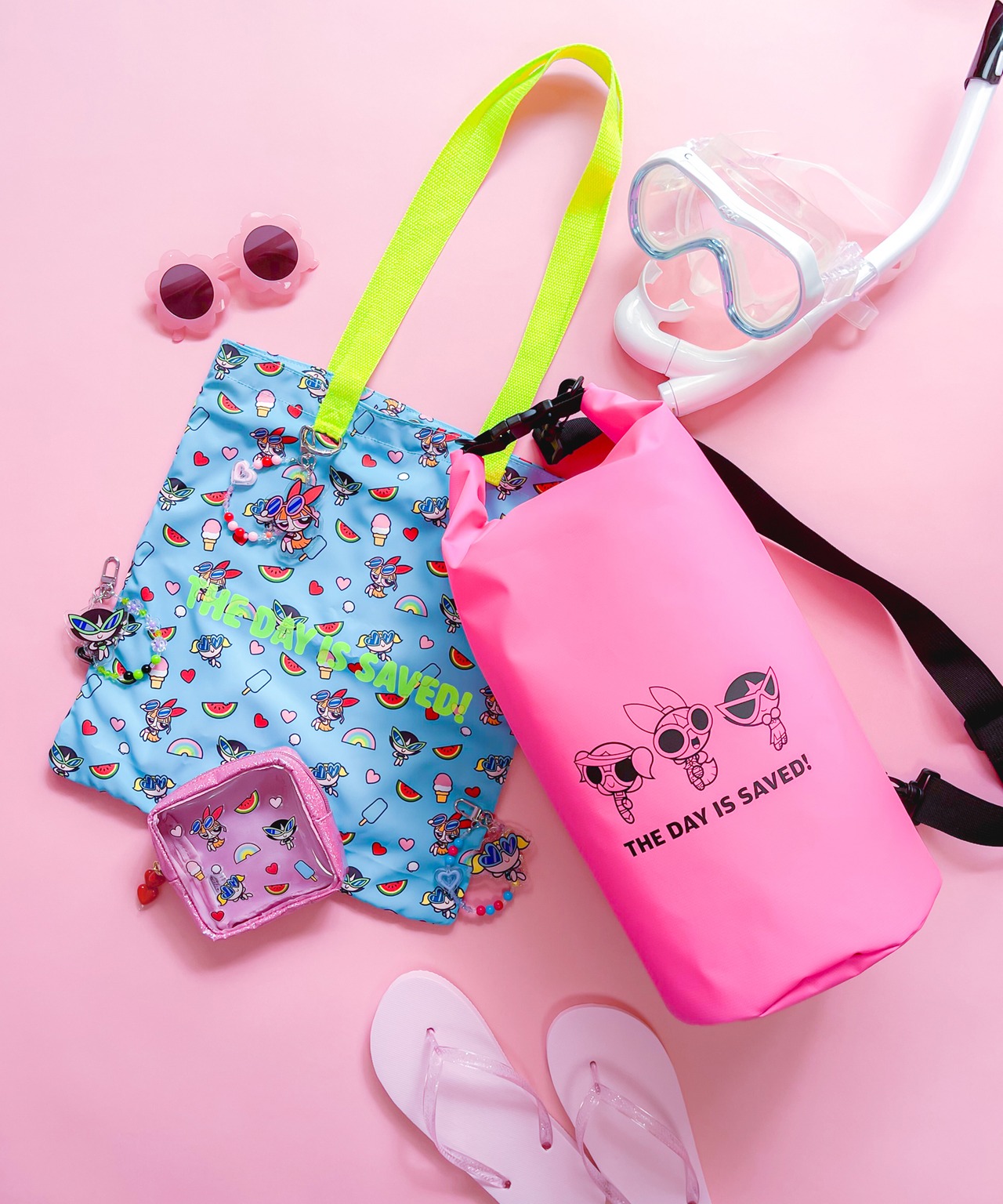 F261019_The Powerpuff Girls×Flapper 夏休みガールズA4トート - 12