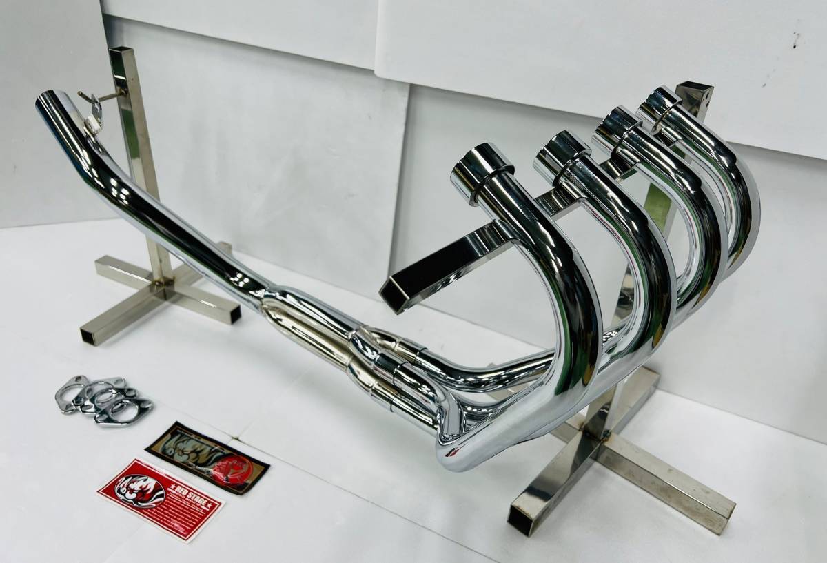 オリジナル イノシシハンドル ちょいロングメッキ イノハン REDハン