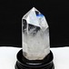 水晶 六角柱 水晶 ポイント 台座付属 置物 原石 一点物 152-4537