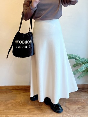 MICA&DEAL / ハーフミラノフレアニットスカート