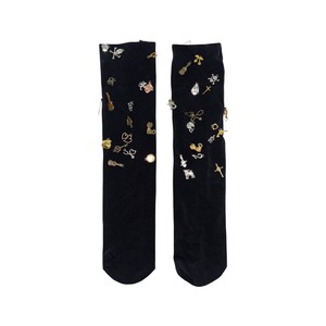 【Yiyounggyeoung】Antique charms knee-socks