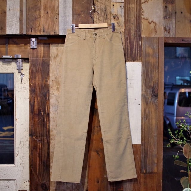 1970-80s WRANGLER Corduroy Pants 実寸 W30 ラングラー コーデュロイパンツ 古着屋 仙台  biscco【古着  Vintage 通販】