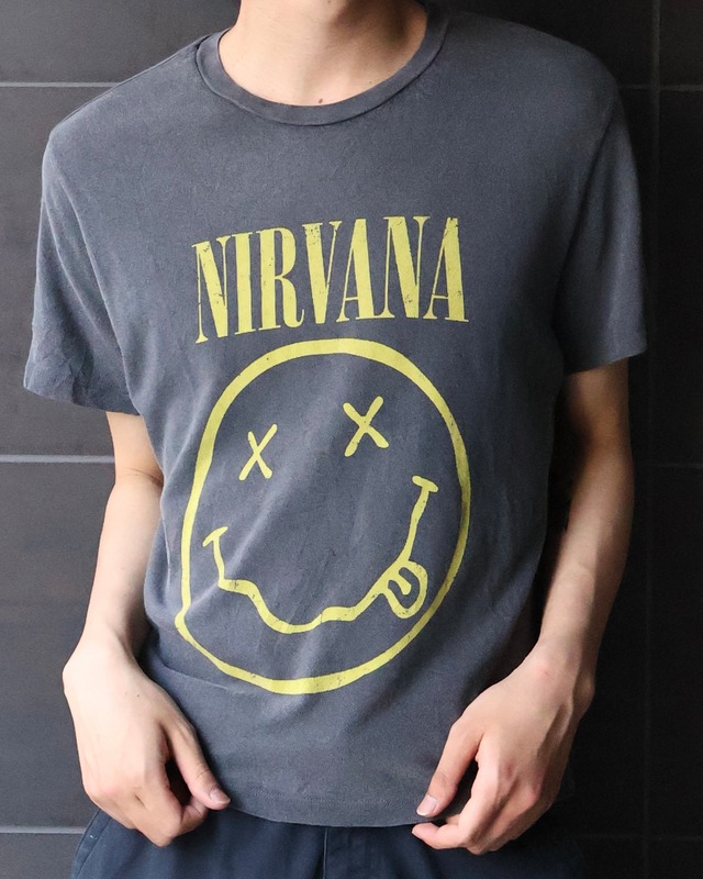 short length fade T shirt