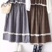 3色／レース貼り小花柄スカート ・10353