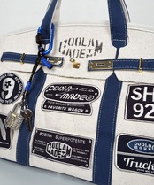 -数量限定-【直営限定ITEM】TYPE-B バイカラーワッペンターンロックハンドバッグ　CQ-49510H